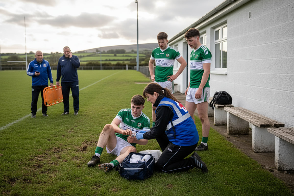 First Aid for Sports Clubs in Ireland practical guide image for Irish first aid training context